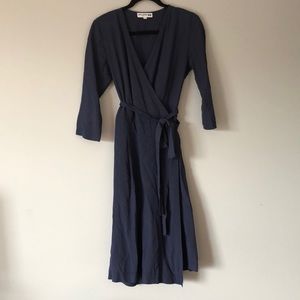 Uniqlo wrap dress